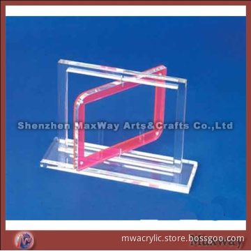 Square Rotatable Clear Acrylic/Lucite Photo/Picture Frame